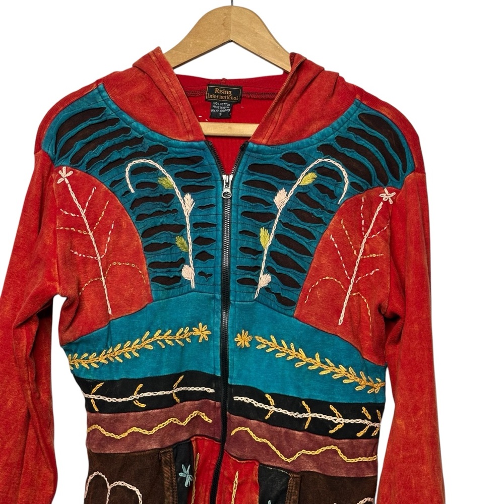 Rising International Boho Patchwork Embroidered H… - image 3